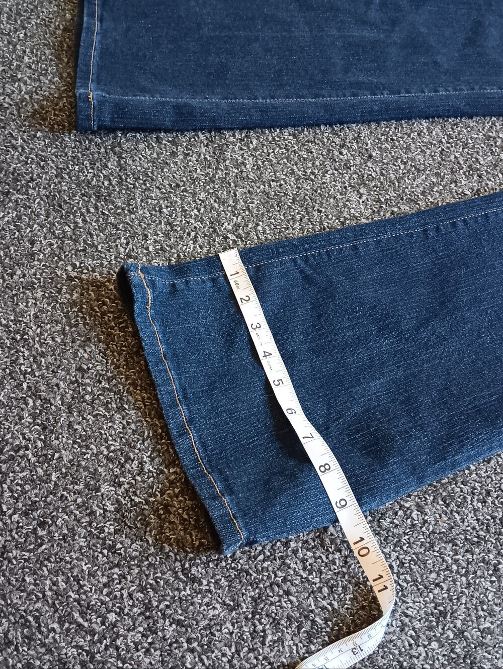NYDJ Blue Studded Pocket Womens Jeans Size 6P, Bootcut Flare - Picture 8 of 14